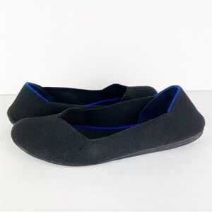 Rothy’s Black Round Toe Slip On Flats Loafers